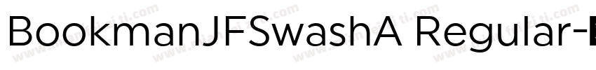 BookmanJFSwashA Regular字体转换